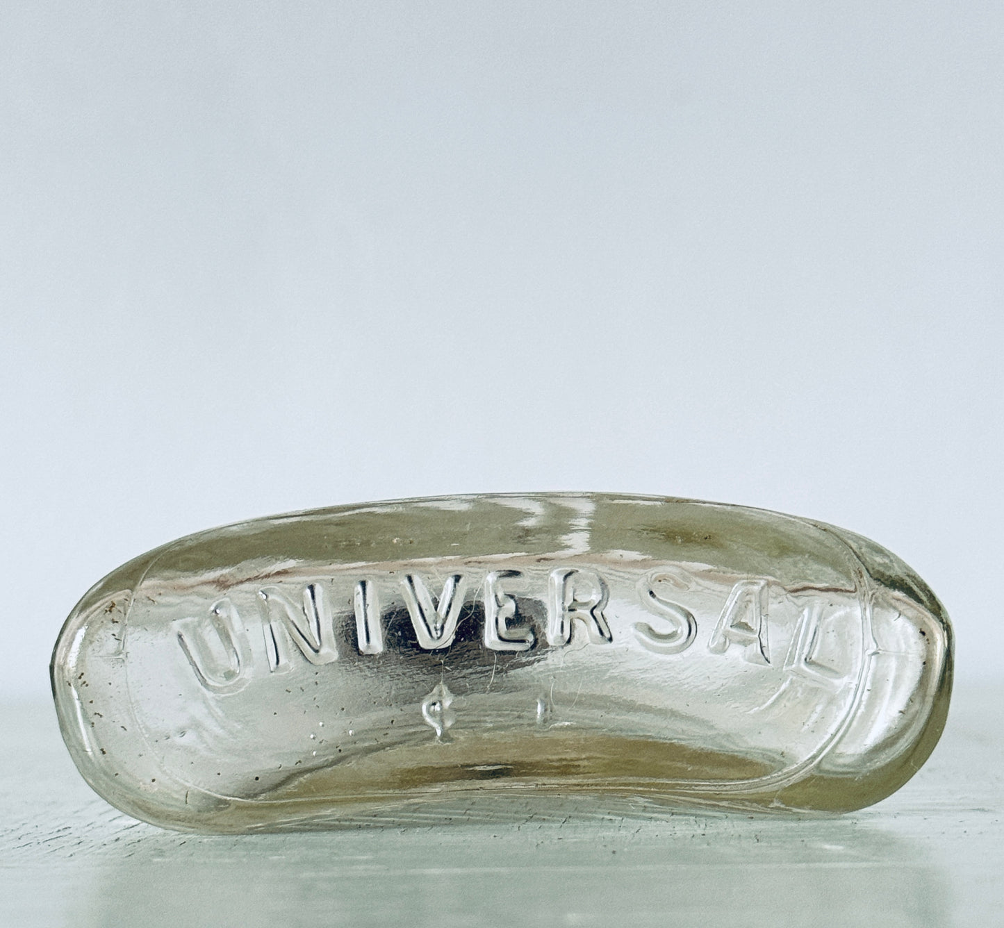 Vintage Art Deco Glass Flask