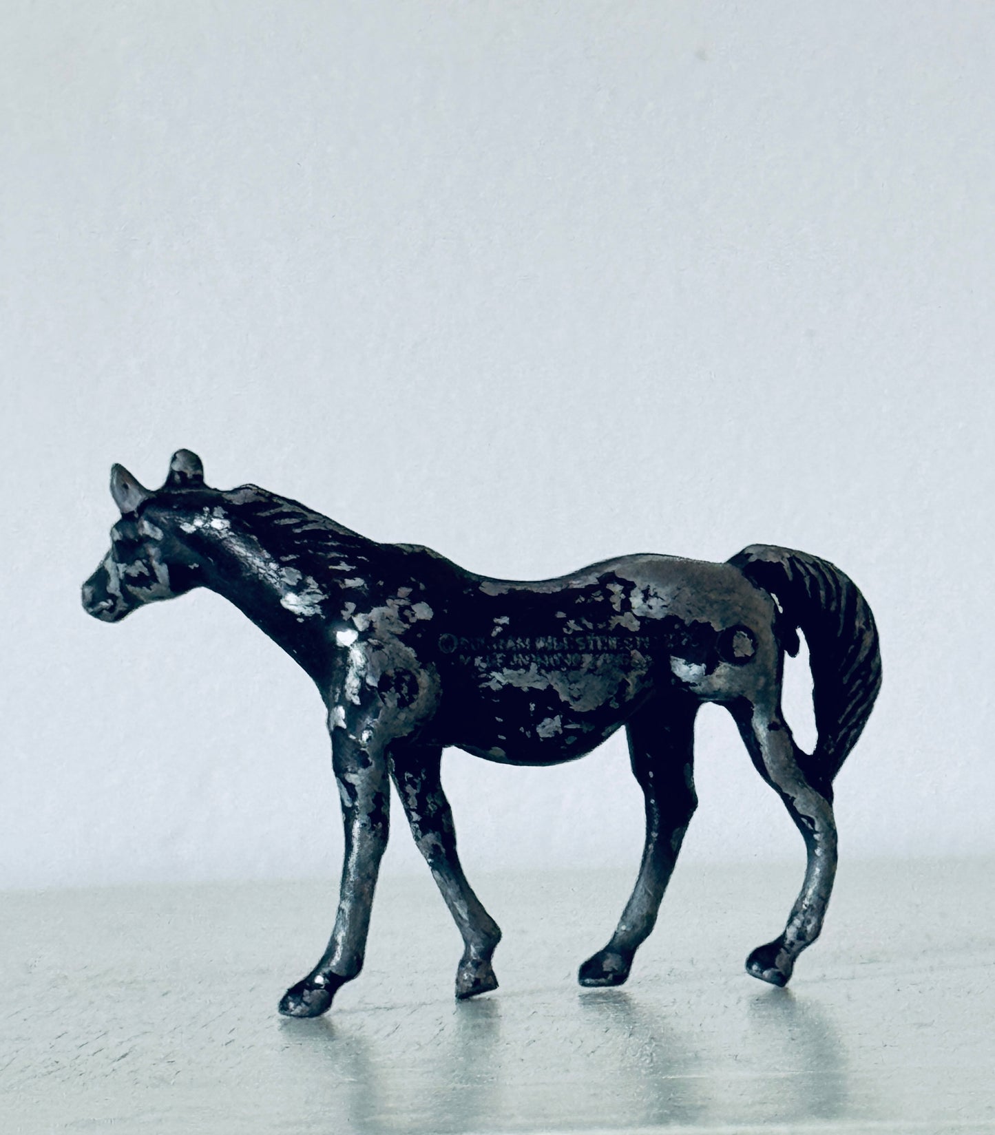 2 Vintage Lead Horse Toys