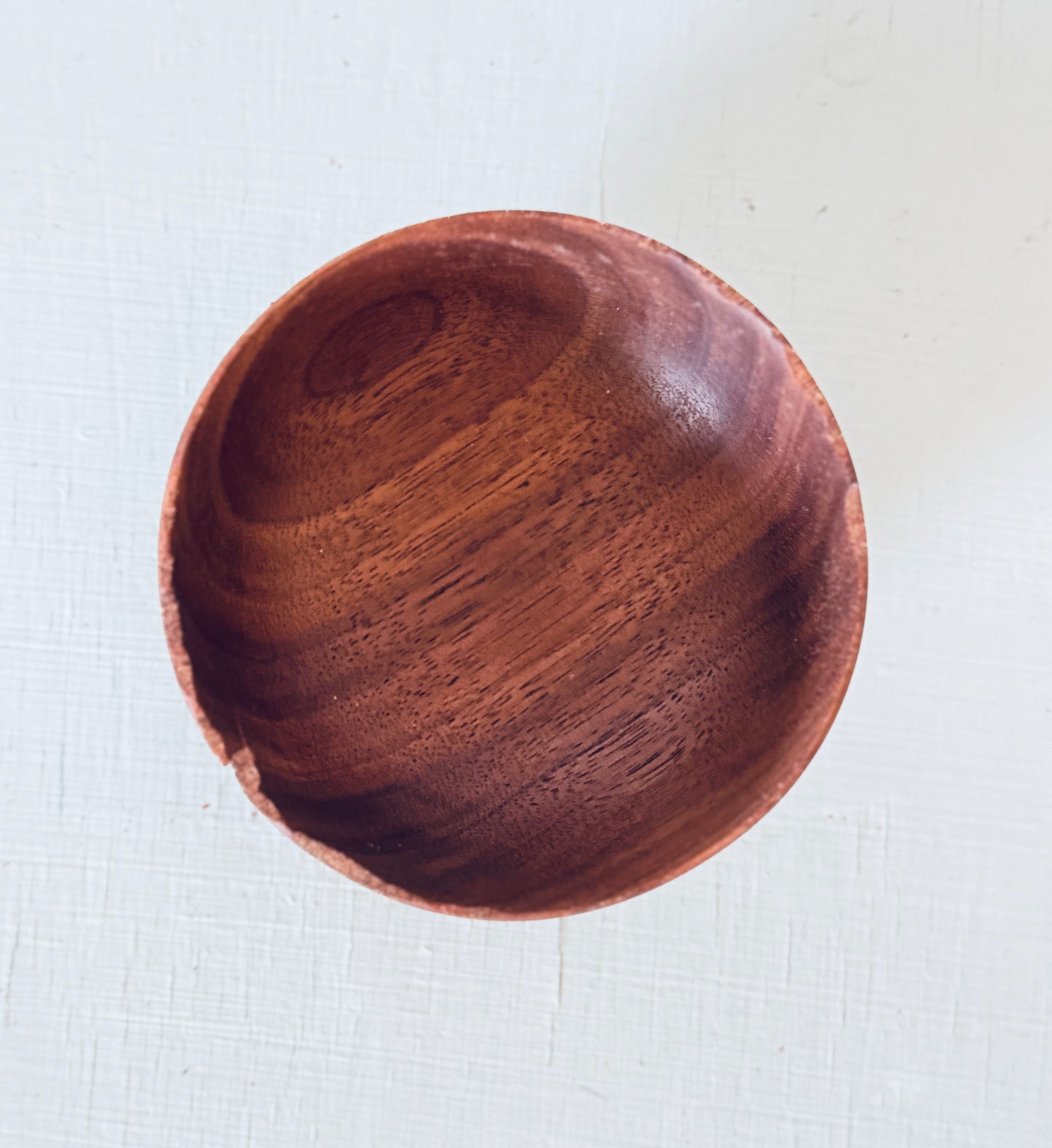 Small Live-Edge Hand-turned Walnut Bowl