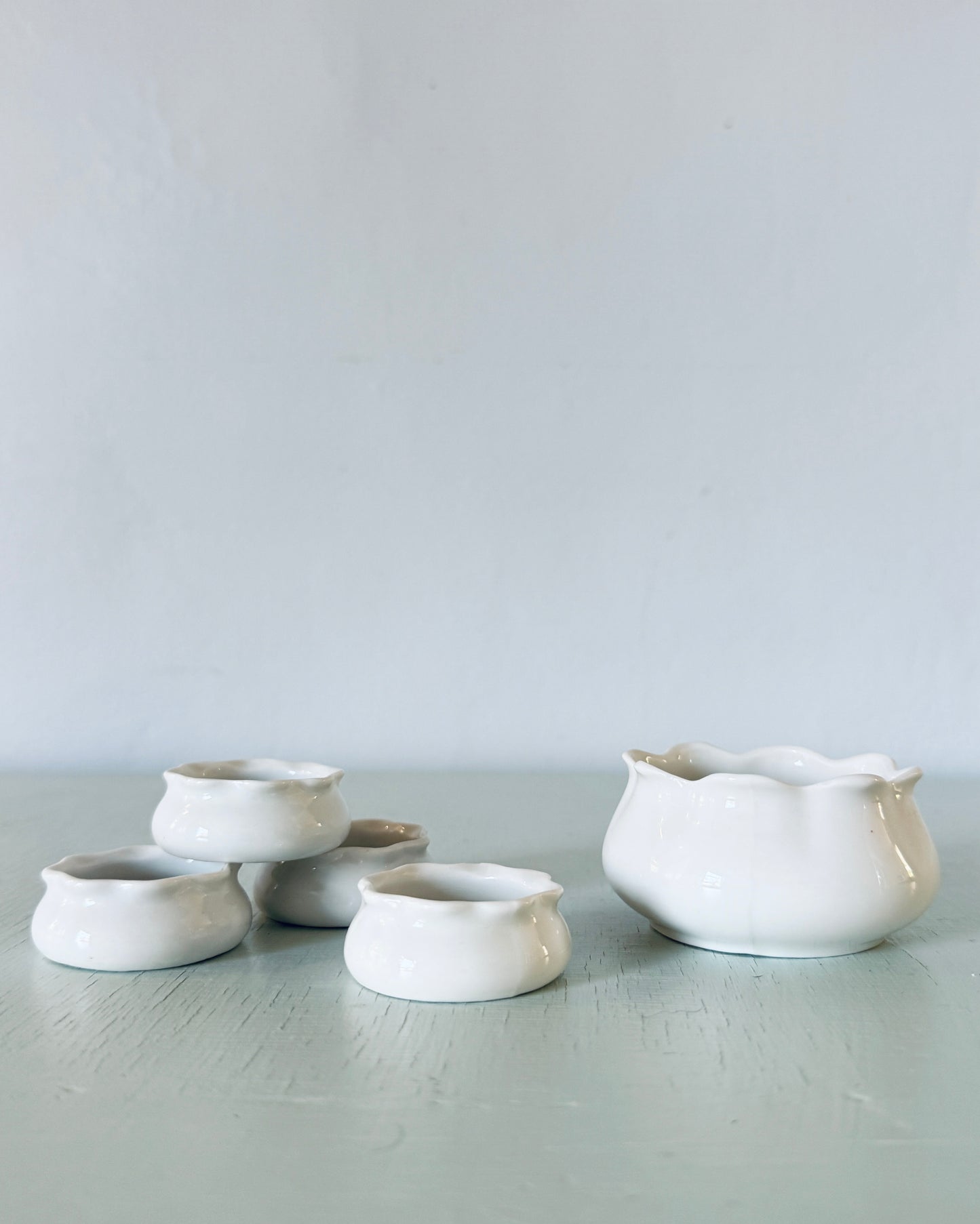 5 Open Salt Cellars, Dips, Dishes