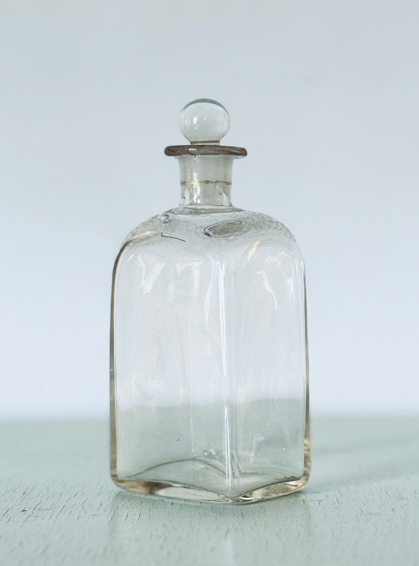 Antique Glass Apothecary Decanter or Bottle