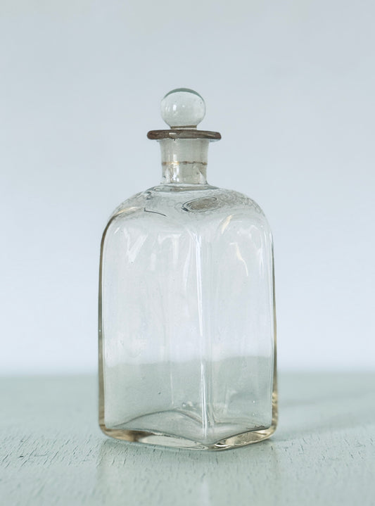 Antique Glass Apothecary Decanter or Bottle