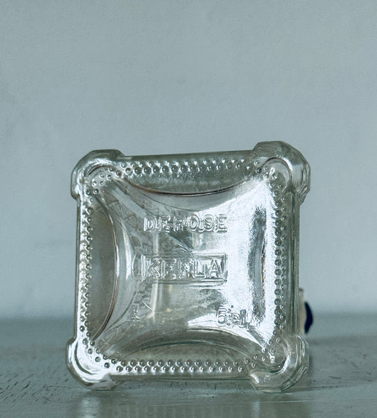 Vintage Glass Eiffel Tower Perfume Bottle