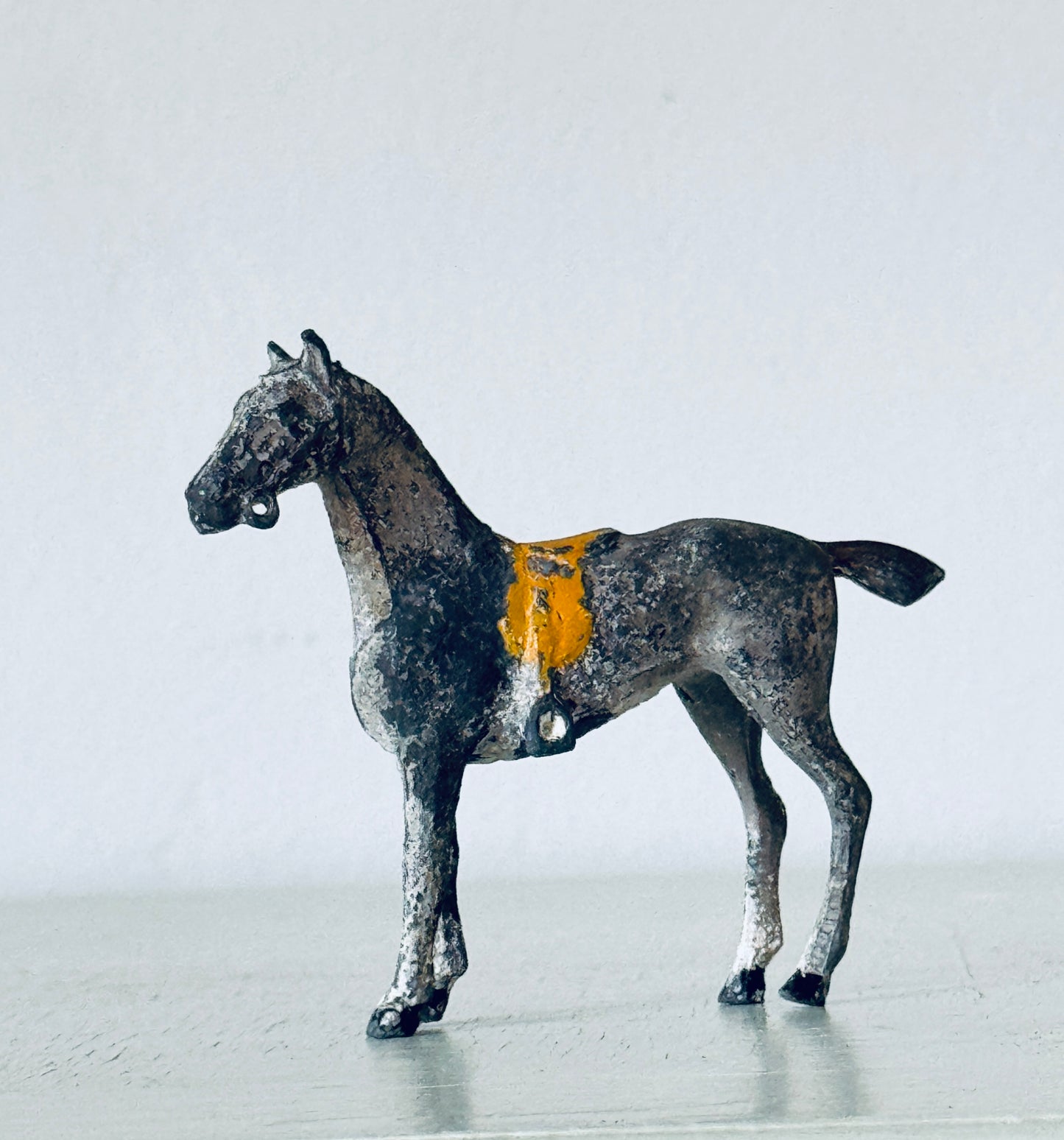 2 Vintage Lead Horse Toys