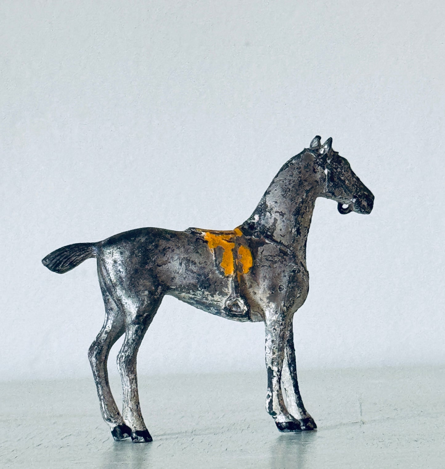 2 Vintage Lead Horse Toys