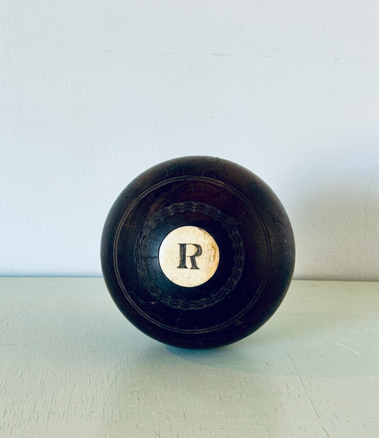 Antique Scottish Lawn Bowling Ball