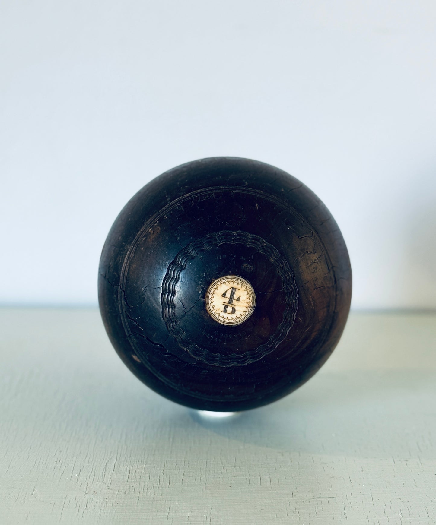 Antique Scottish Lawn Bowling Ball