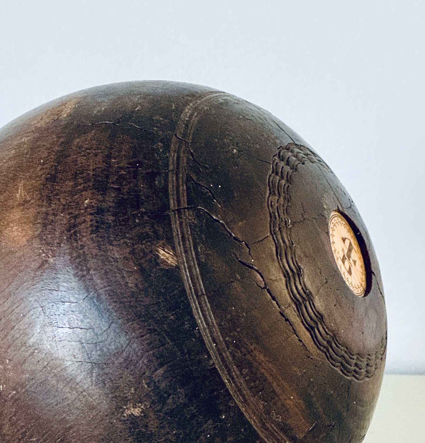 Antique Scottish Lawn Bowling Ball