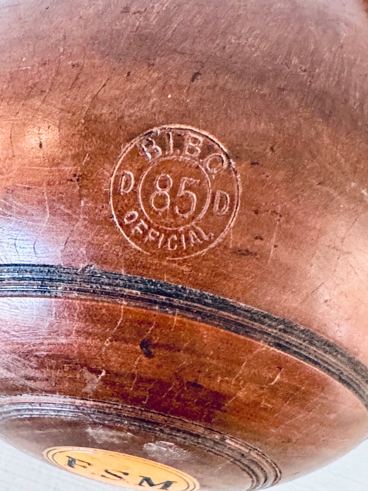 Pair of Antique Glasgow Lawn Bowling Balls