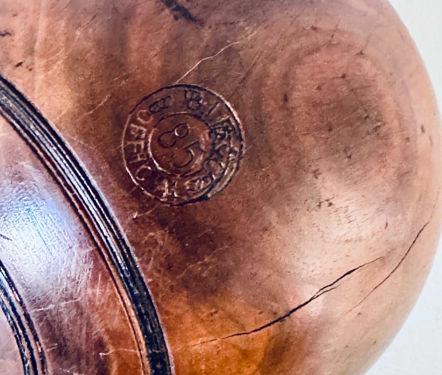 Pair of Antique Glasgow Lawn Bowling Balls